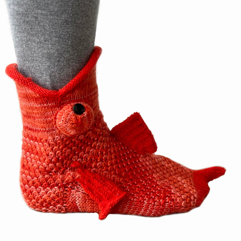 Cozy Knitted Dino & Dragon Socks | Fun, Warm, & Unique Additional Image 6