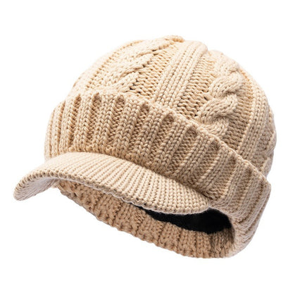Warm Fleece-Lined Wool Knit Hat for Men Additional Image 6