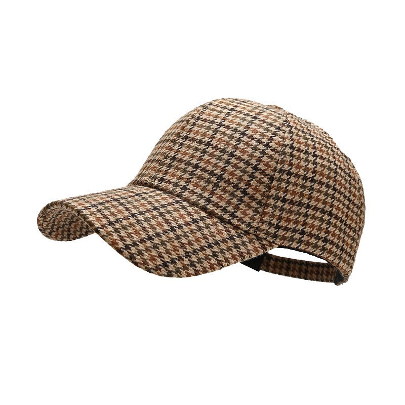 Houndstooth Baseball Cap: Korean Street Style Sun Hat Additional Image 6