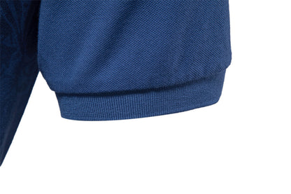 Men's Gradient Cotton Polo Shirt Additional Image 6