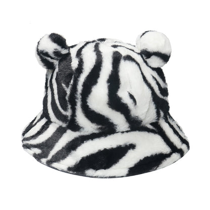 Cozy Bear Ear Plush Bucket Hat Additional Image 6