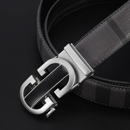Men's Automatic Leather Belt - Business & Casual Additional Image 6