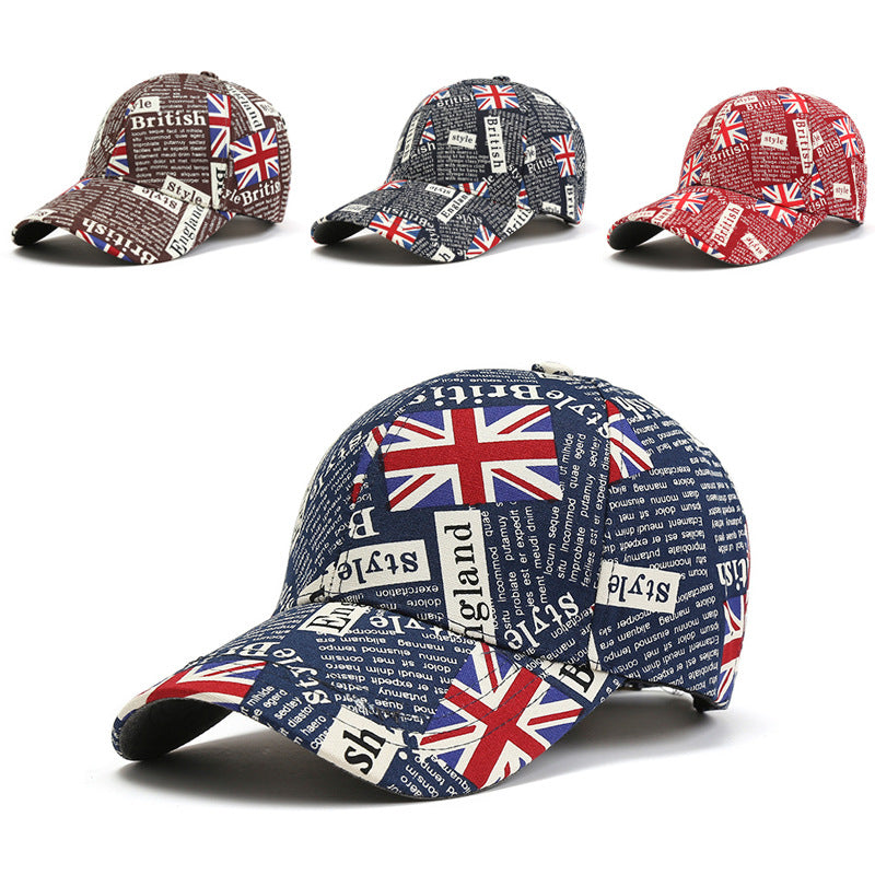 Patriotic Baseball Cap: UK & USA Flag Style Additional Image 6