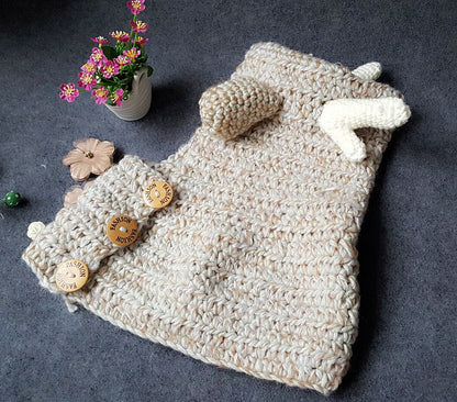 Cozy Elk Animal Hat & Scarf Set for Kids & Adults Additional Image 6