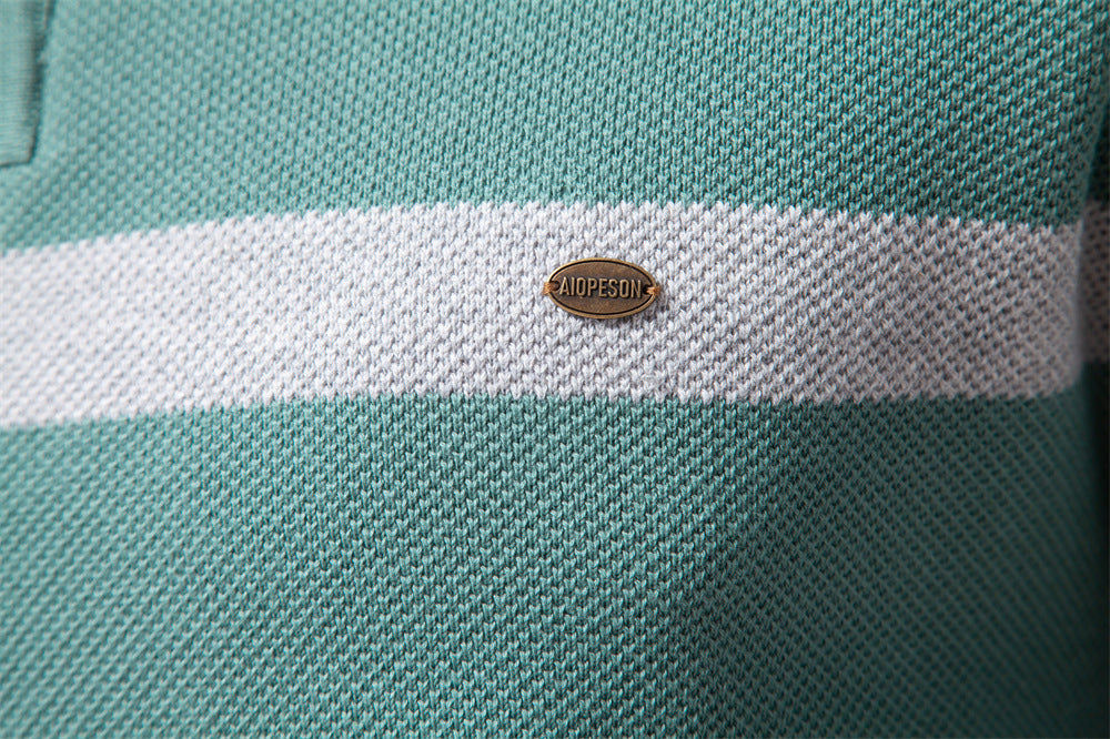 Men's Colorblock Half-Zip Sweater - Autumn Essential Additional Image 6