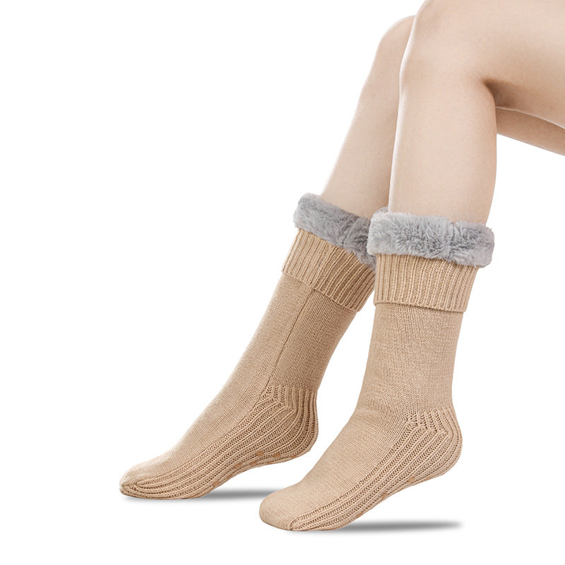 Cozy Sherpa Non-Slip Slipper Socks for Women Additional Image 6
