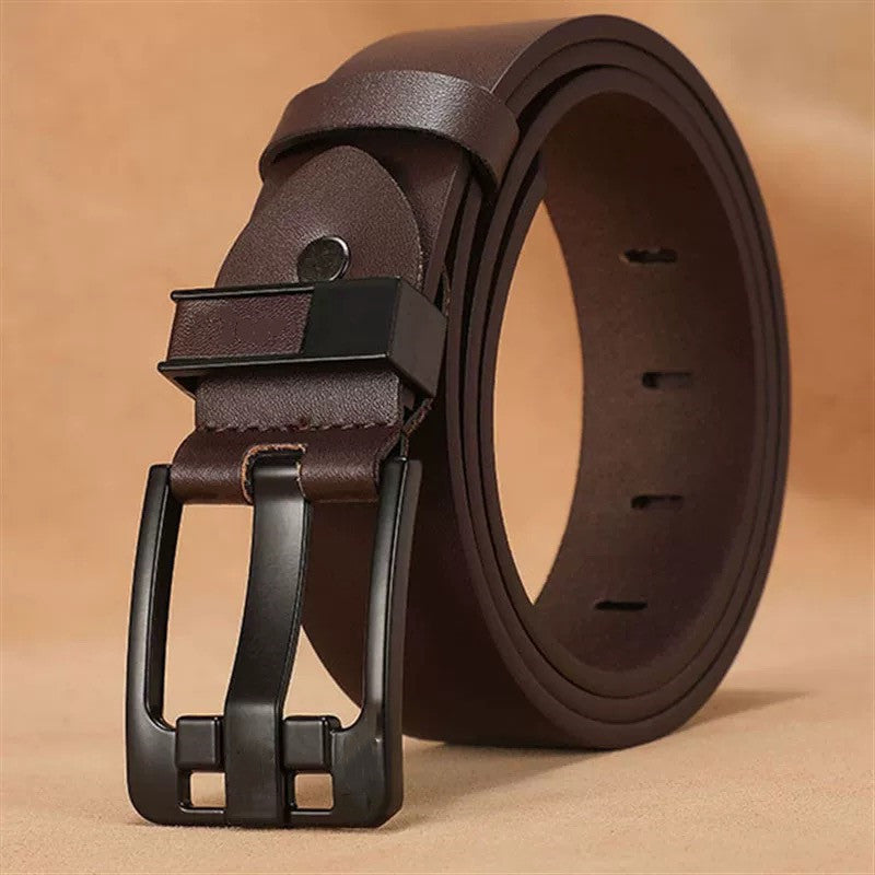 Men's Retro Pin Buckle Belt: Business Casual & Jeans Additional Image 6