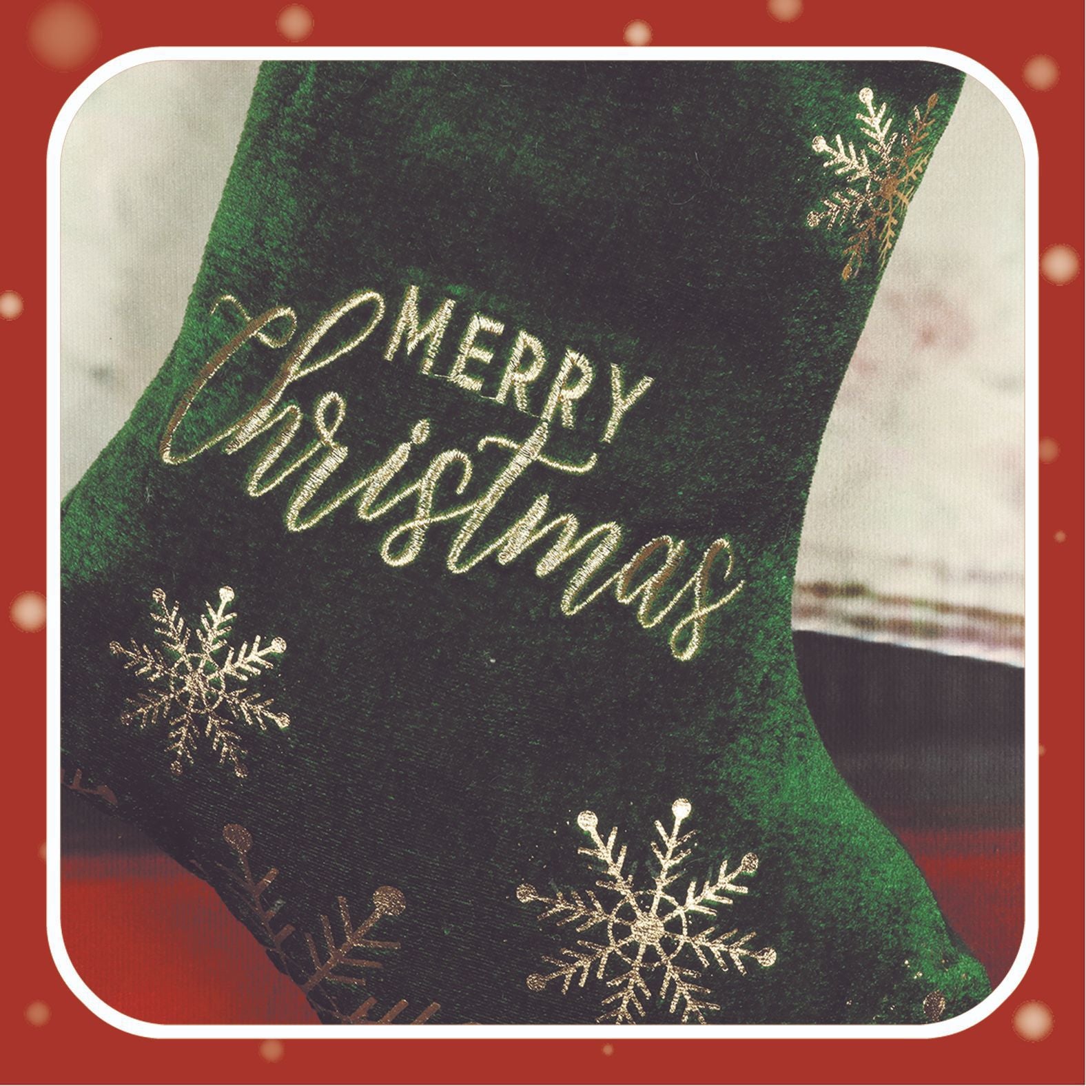 Embroidered Bronzing Christmas Candy Socks Additional Image 6