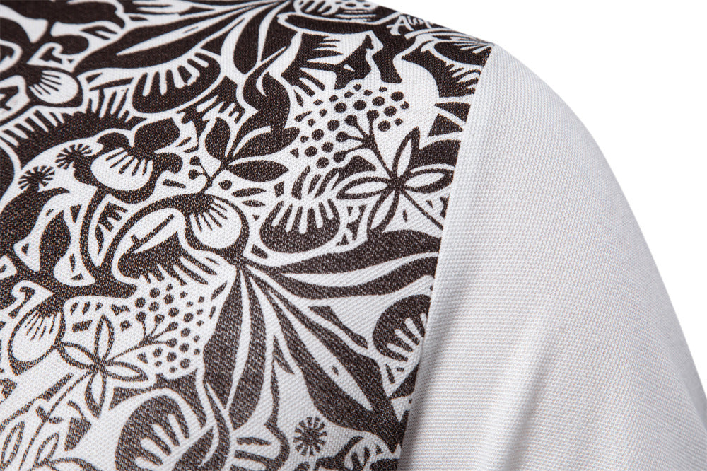 Men's Gradient Print Polo Shirt - Summer Style Additional Image 6