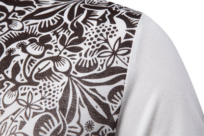 Men's Gradient Print Polo Shirt - Summer Style Additional Image 6