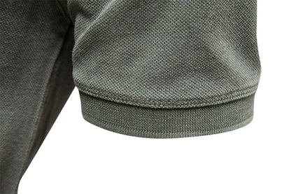 Men's Breathable Cotton Summer Polo Shirt Additional Image 6
