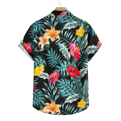 Men's Digital Print Hawaiian Shirt - 2025 Summer Style Additional Image 6