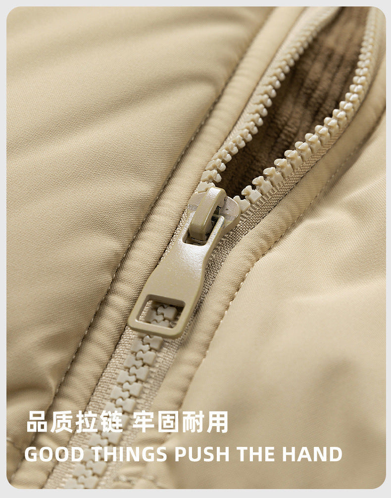 Men's Fleece-Lined Winter Jacket - Warm & Stylish Additional Image 6