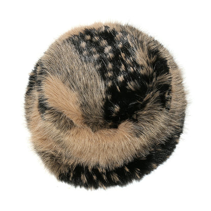 Gradient Faux Fur Bucket Hat - Cozy Winter Style Additional Image 6