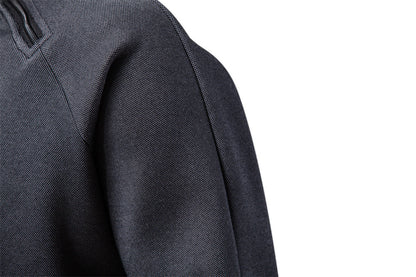 Men's Fleece-Lined Asymmetrical Zip Jacket Additional Image 6