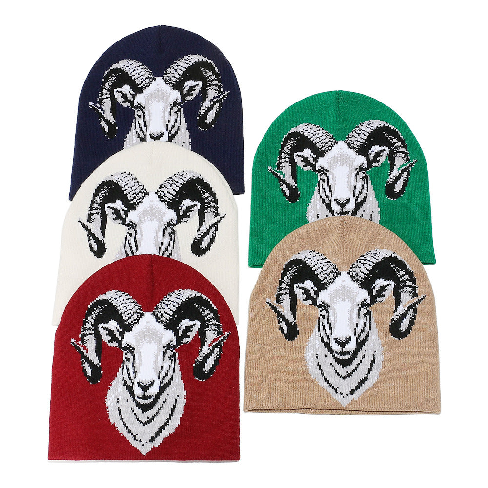 Cozy Sheep Face Knit Beanie - Warm Earflap Hat Additional Image 6