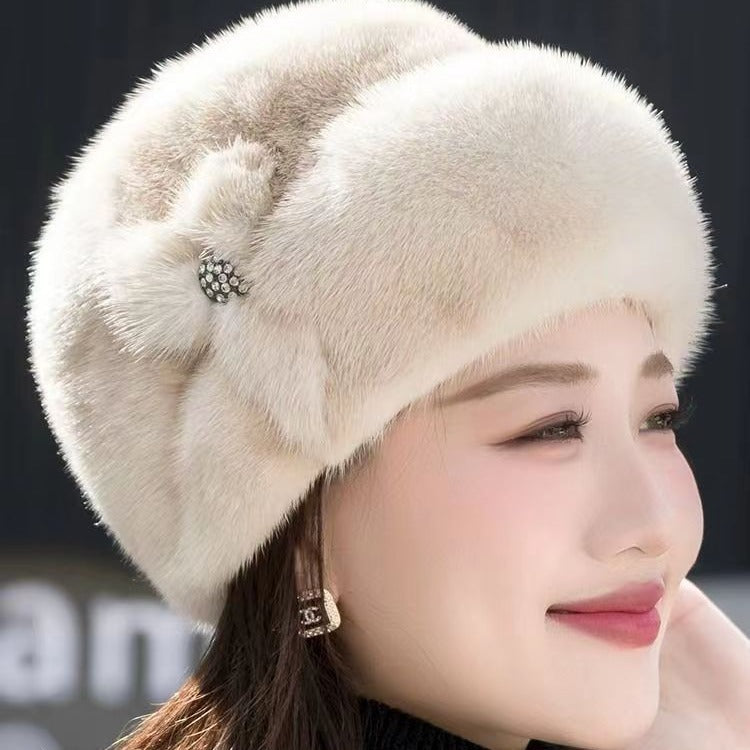 Luxury Faux Mink Grandma Hat - Warm & Chic Additional Image 6
