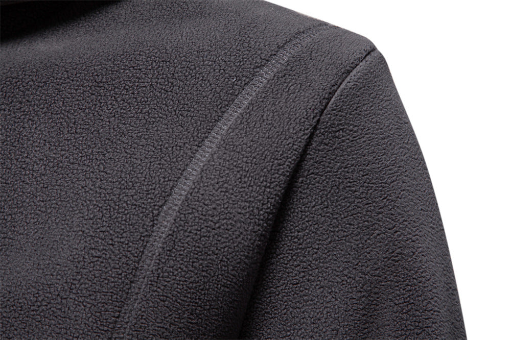 Men's Polar Fleece Hoodie: Ultimate Winter Warmth Additional Image 6