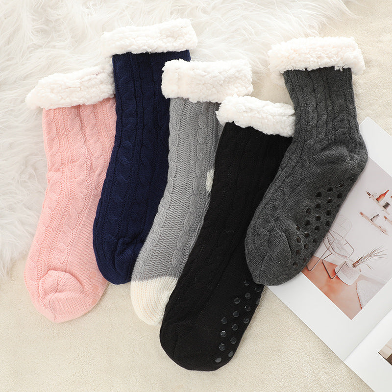 Cozy Velvet Slipper Socks for Women - Warm & Non-Slip Additional Image 6