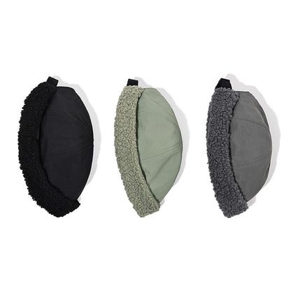 Japanese Quilted Lamb Fleece Hat - All-Season Comfort Additional Image 6