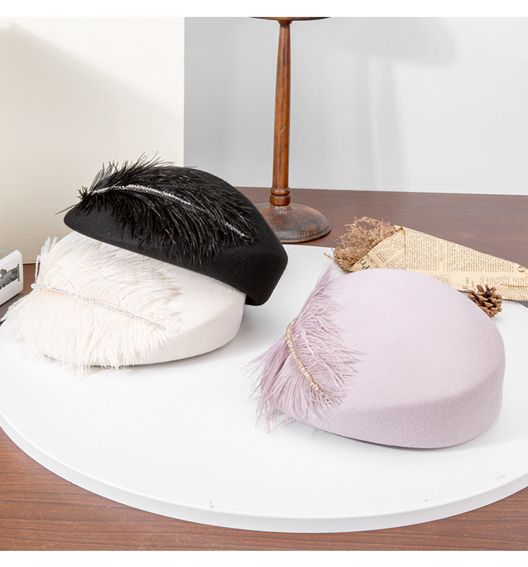 Stylish French Wool Beret Hat for Women Additional Image 7