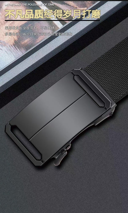 Men's Tactical Nylon Belt: Auto Buckle, Durable & Adjustable Additional Image 7