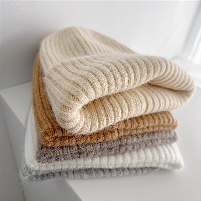 Cozy Rabbit Fur Knit Beanie - Warm Winter Hat Additional Image 7