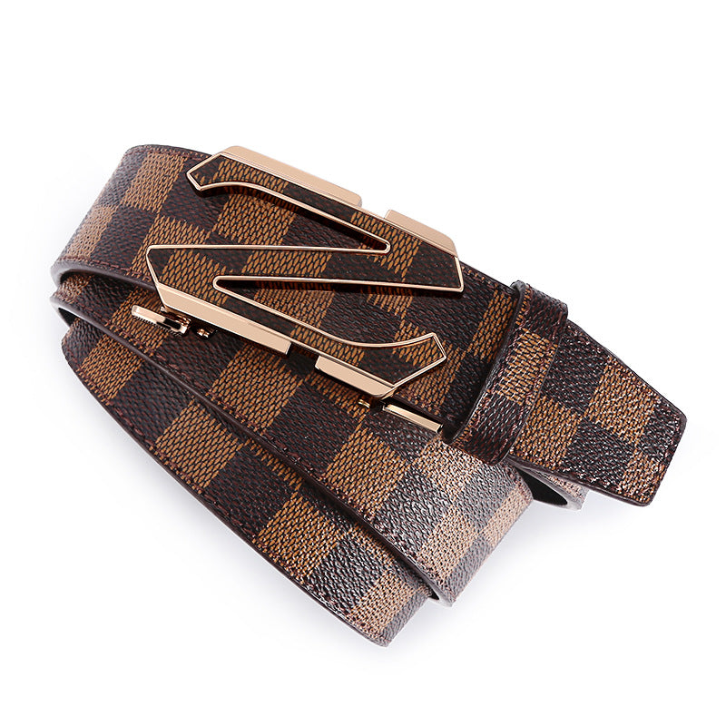 Men's Automatic Leather Belt: Business & Casual Additional Image 7