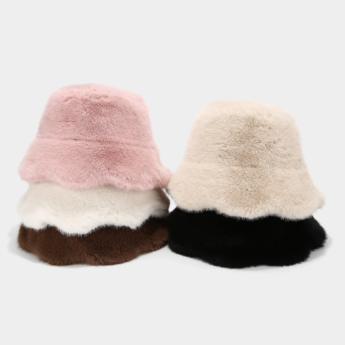 Cozy Faux Fur Bucket Hat - Warm Winter Style Additional Image 7