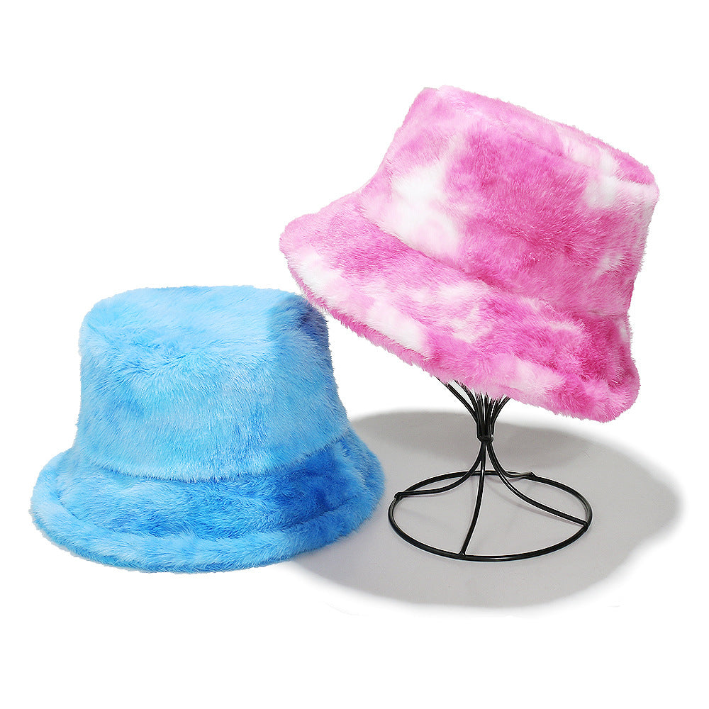 Tie-Dye Fur Fisherman Hat - Warm Ear Protection Additional Image 7