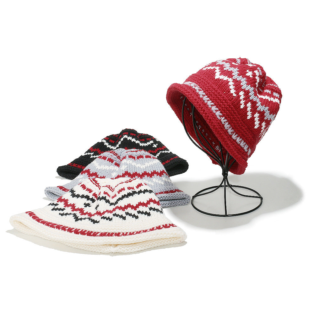 Bohemian Fair Isle Earflap Beanie - Cozy Knit Hat Additional Image 7