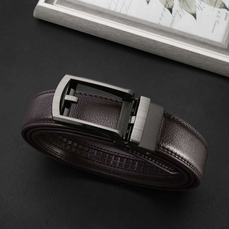 Men's Reversible Leather Belt - Black & Brown Additional Image 7