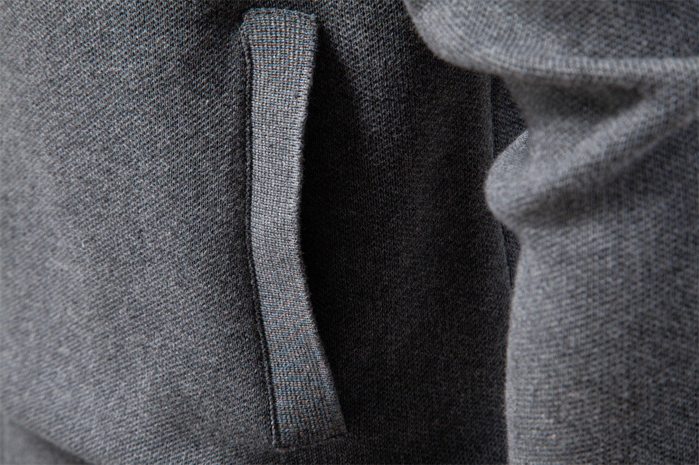 Men's European Fit Zipper Knit Cardigan Additional Image 7