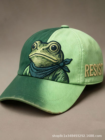 3D Frog Digital Print Baseball Cap | Unique Snapback Hat Additional Image 7