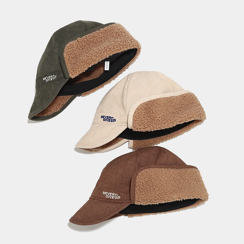 Warm Corduroy Earmuff Cap - Winter Style for All Additional Image 7