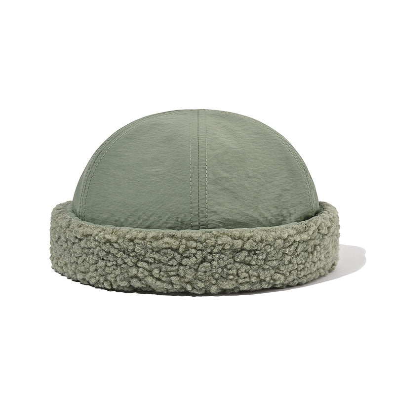 Japanese Quilted Lamb Fleece Hat - All-Season Comfort Additional Image 7