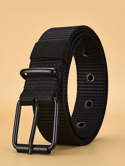 Men's Tactical Canvas Belt - Durable Outdoor & Casual Additional Image 7