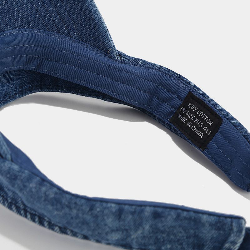 Retro Denim Literary Cap: British & Japanese Style Additional Image 7