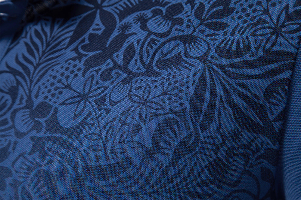 Men's Gradient Cotton Polo Shirt Additional Image 7