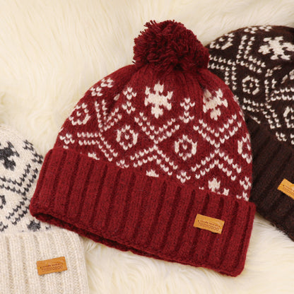 Cozy Korean Red Wool Hat: Ear Protection & Winter Warmth Additional Image 7