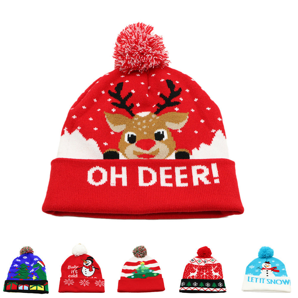 Cozy Christmas Jacquard Knit Beanie | Warm Winter Hat Additional Image 7