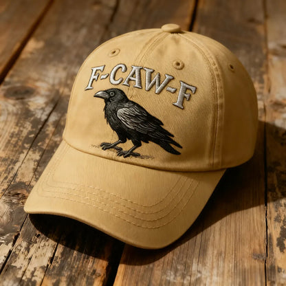 Vintage Washed Crow Baseball Cap - Retro Style Additional Image 7