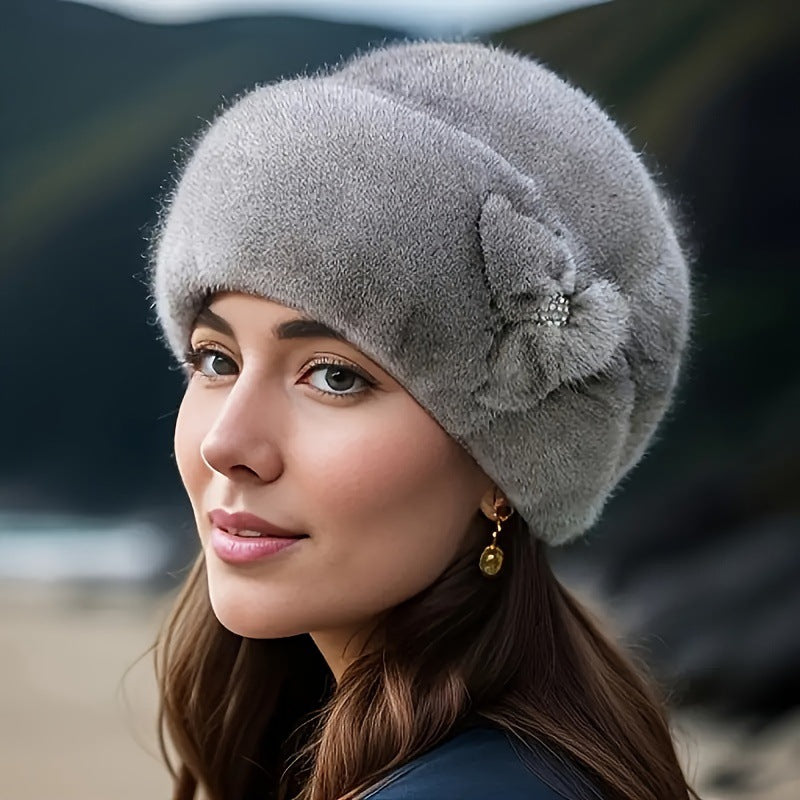Luxury Faux Mink Grandma Hat - Warm & Chic Additional Image 7