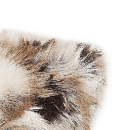 Gradient Faux Fox Fur Bucket Hat - Cozy Winter Warmth Additional Image 7