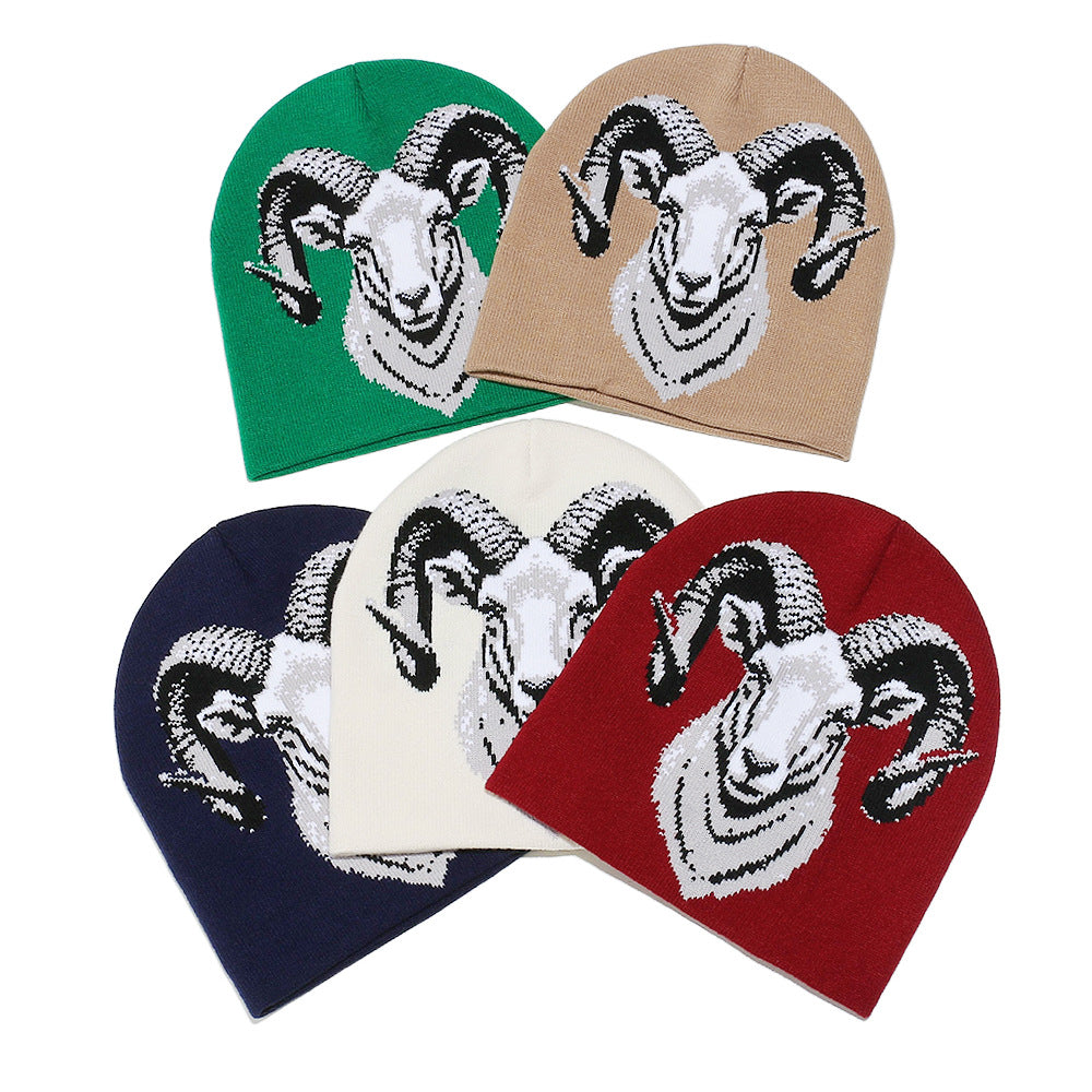 Cozy Sheep Face Knit Beanie - Warm Earflap Hat Additional Image 7