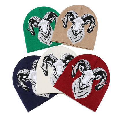 Cozy Sheep Face Knit Beanie - Warm Earflap Hat Additional Image 7