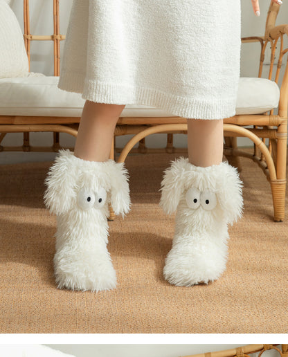 Cozy Lambswool House Slippers - Non-Slip Socks Additional Image 7