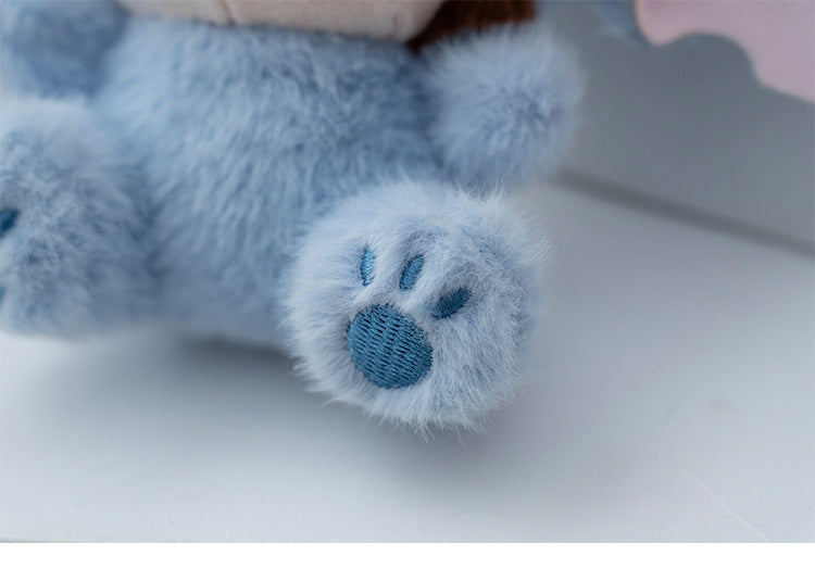 Alien Dog Monchichi Plush Keychain - Cute Bag Charm Additional Image 7