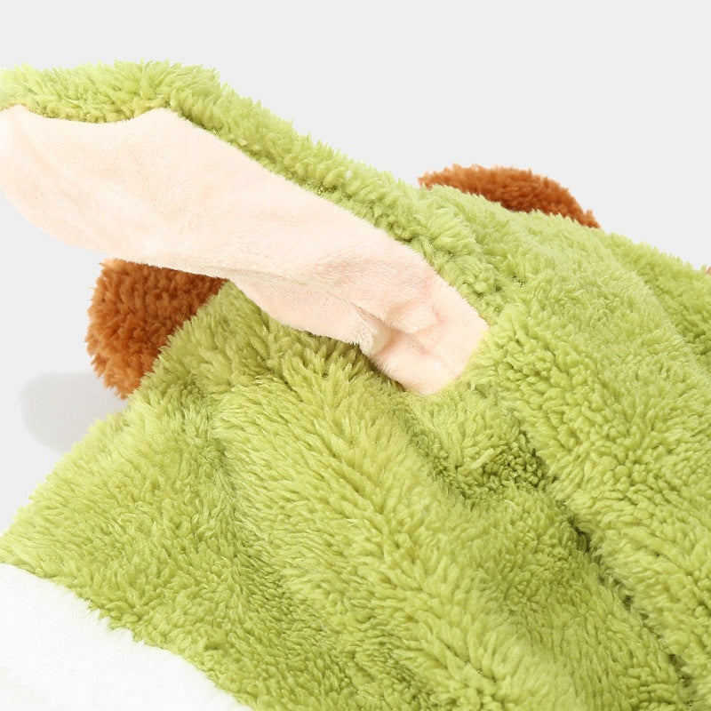 Dino Plush Hat: Cozy Ear Protection Additional Image 7