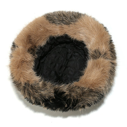 Gradient Faux Fur Bucket Hat - Cozy Winter Style Additional Image 7